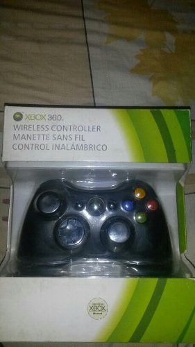 Control Xbox 360 Oroginal Negro