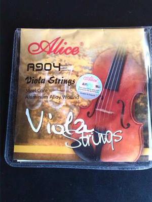 Juego De Cuerdas Para Viola Alice A904