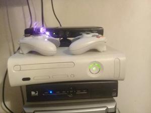 Xbox 360 + Kinect Y Full Accesorios Impecable