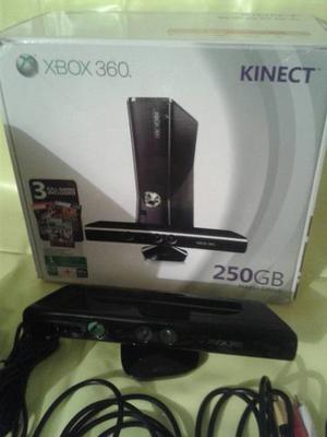 Xbox 360 Slim 250 Gb Kinect Como Nuevo