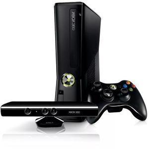 Xbox 360 Slim 4gb + Kinect Impecable + Juego Original