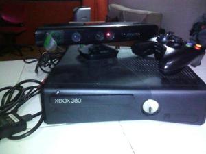 Xbox360slim+1control+kinet+discoduro120gb+18juegosoriginales