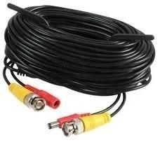 Cable Seguridad De Video Y Ac De 18, 30, Y 50 Mts Bnc Y Plug