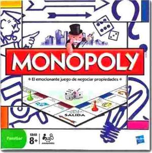 Juego De Mesa Modular Monopolio Monopoly De Hasbro.