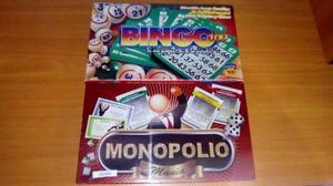 Juego De Mesa Monopolio Bingo Nuevo