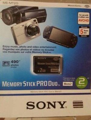 Memoria Pro Duo Sony