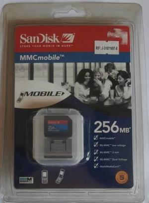 Memoria Sandisk 256 Mb Mmcmobile Nuevo En Su Blister