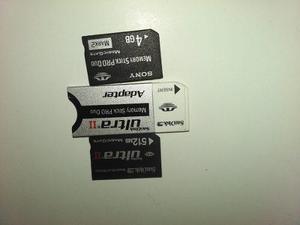 Memory Stick Original Sony Produo 4gb Adaptor 512mb