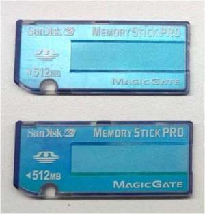 Memory Stick Pro 512 Mb Para Cámaras Y Psp