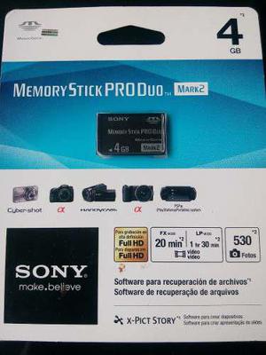 Memory Stick Pro Duo Mark 2 Sony