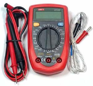 Multimetro Digital Uni-t Ut33c Ut 33c Original Temperatura