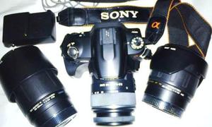Camara Profesional Sony Modelo Dsrl A-230 2 Lentes + Bolso