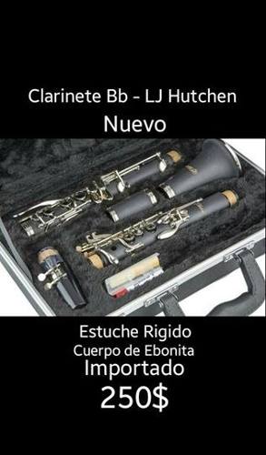 Clarinete Bb- Lj Hutchen