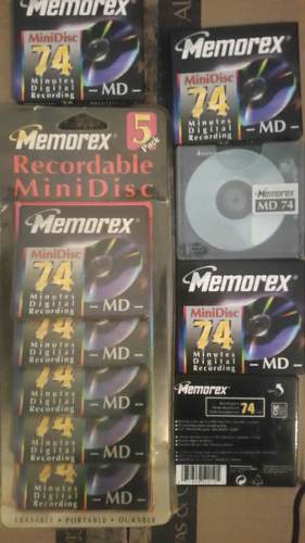 Discos Minidisc Marca Memorex Totalmente Nuevos