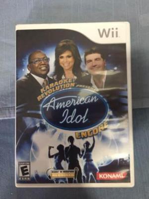Extraordinario Original Juego De Wii American Idol