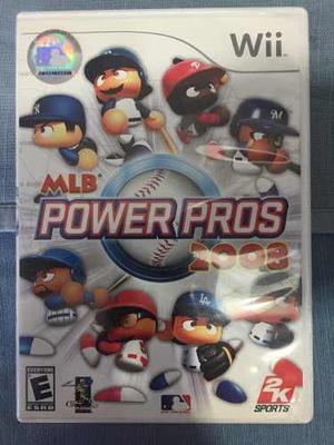 Extraordinario Original Juego De Wii Power Pros 2008