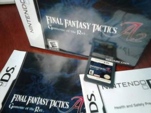 Juego Final Fantasy Tactics A2 Para Nintendo Ds Lite