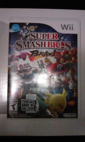 Juego Super Smash Bro Wii Original