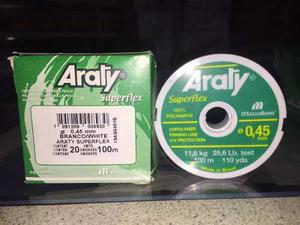 Nylon Para Pesca De 0,50 Mm 100mt Marca Araty