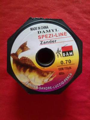 Nylon Para Pesca Zander 0.70 Blanco X 100 Metros