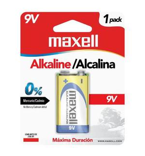Pila Bateria Alcalina 9 Voltios Maxell