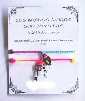 Pulsera Multicolor Amistad Amor Incluye Bolsa De Regalo 14