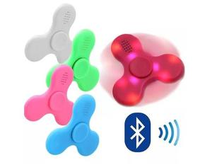 Fidget Spinner Led Speaker Cornetas Bluetooth Anti Estres