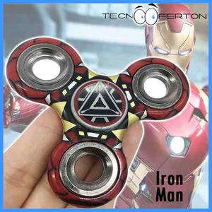 Juguete Anti Estres Fidget Spinner Iron Man  Vengadores