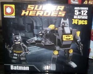 Lego Batman Spiderman Iroman Y Capitan America