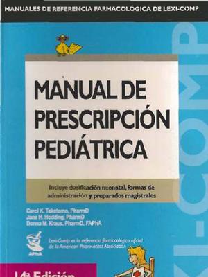 Manual De Prescripcion Pediatrica Taketomo Pdf