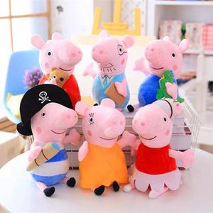 Peluche De Peppa Famila Antialergico Super Suave 22cm