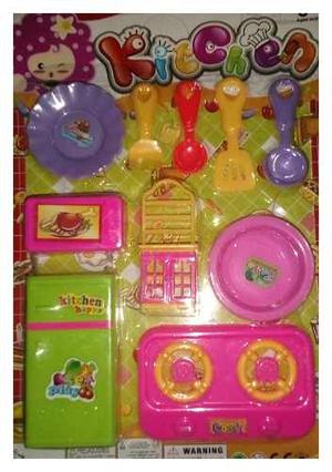 Set De Cocina Para Niñas Kitchen Juguetes