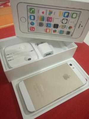 Celular Iphone 5s Gold Dorado 16gb Con Todo En Su Caja