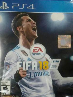 Fifa 18: Juego Ps4. Playstation 4 (nuevo+tienda)