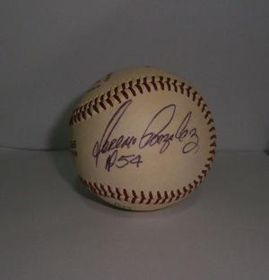 Pelota De Baseball Autografiada Sammy Sosa Y Geremi Gonzalez