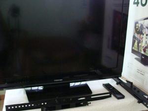 Televisor Toshiba Hd Lcd 40 En Su Caja Como Nuevo, Con Base