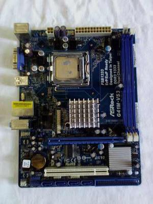 Aprovecha Tarjeta Asrock+p Dualcore 2.7+mem Ddr3 1g