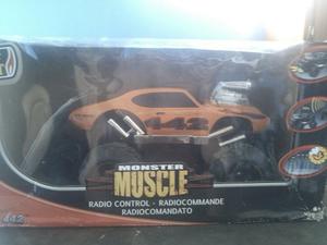 Camioneta Radio Control Monster Muscle Mustan Nuevo