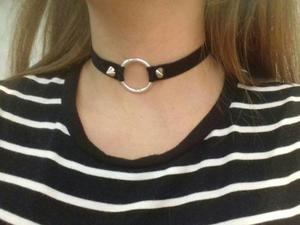 Choker Gargantilla Choker Aro Negro