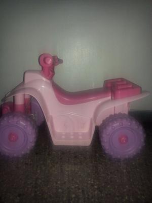 Moto Fisher Price De Niña Usado Con Bateria Y Cargador