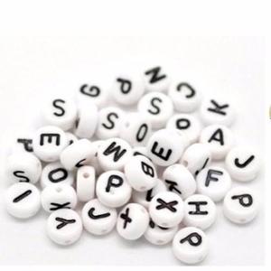 Oferta - Dijes De Letras Para Bisuteria 7mm - Pulseras Bae