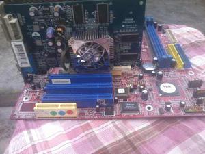 Tarjeta Madre Pentium 4 Con Procesador