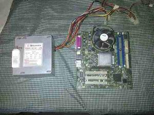 Tarjeta Madre Procesador Pentium 4 2.6ghz Fuente De Poder