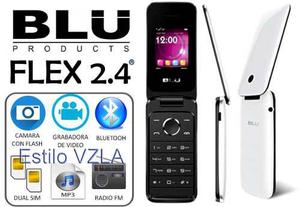 Blu Flex 2.4 Dual Sim Flash Camara Radio Liberado