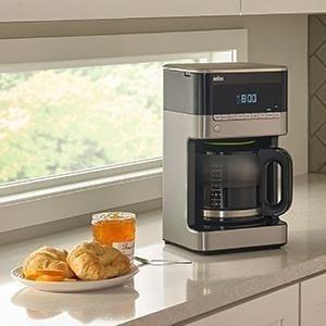 Cafetera Electrónica Braun Brewsense Kf7150 (12 Tazas)