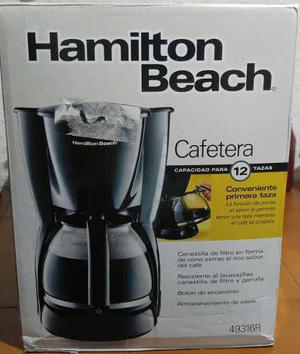 Cafetera Hamilton Beach 12 Tazas Modelo 49316r