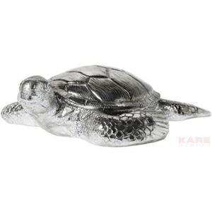 Kare Figura Decorativa Turtle Antik Silver (69399)