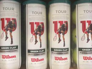 Pelota De Tenis Wilson Color Verde