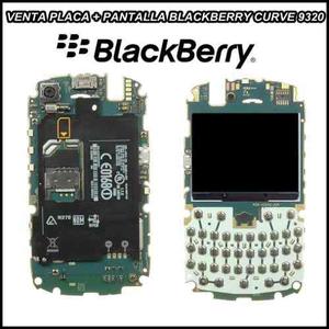 Placa Para Blackberry Curve 9320 Liberada+ Pantalla Incluida