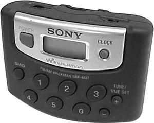 Radio Sony Am Fm Walkman Srf M37 Portatil Digital